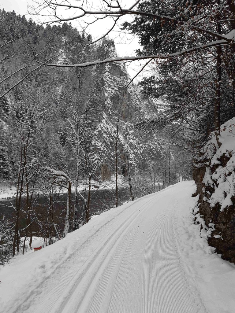 Vstup do prielomu Dunajca pod Hajdúckou záhradou